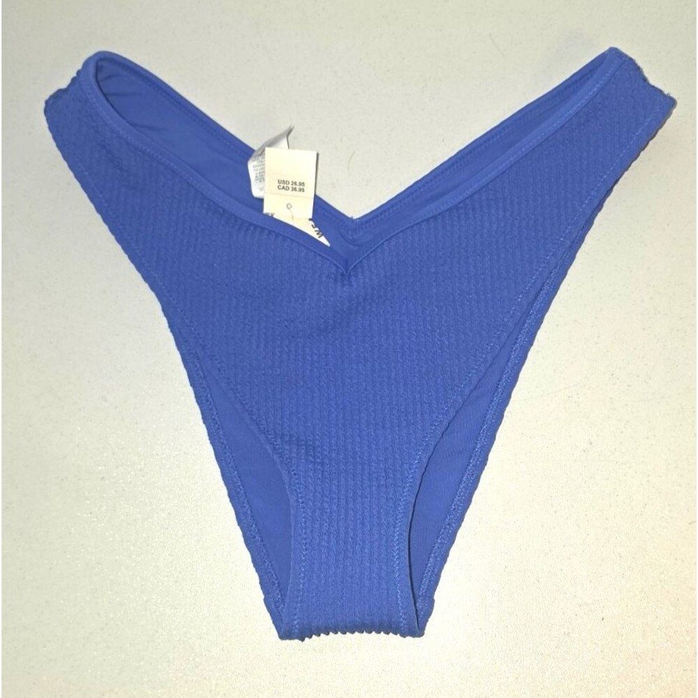 Aerie Blue Cheeky Swim Bathing Suit Bottom Size Medium M NEW $26.95